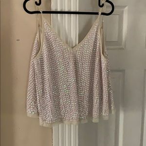 Sequin crop top ASOS size 6